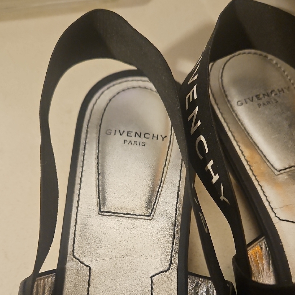 Givenchy Black Leather Mules - Picture 2 of 7